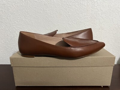 Madewell Pointy-Toe Loafers Cognac Sz 7 1/2 | eBay display picture 1
