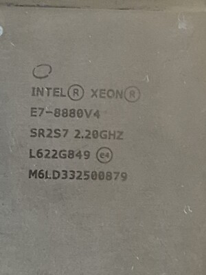 Intel Xeon Processor E7-8880 V4 22-Core 55MB Cache 2.20 GHz FCLGA 2011 SR2S7