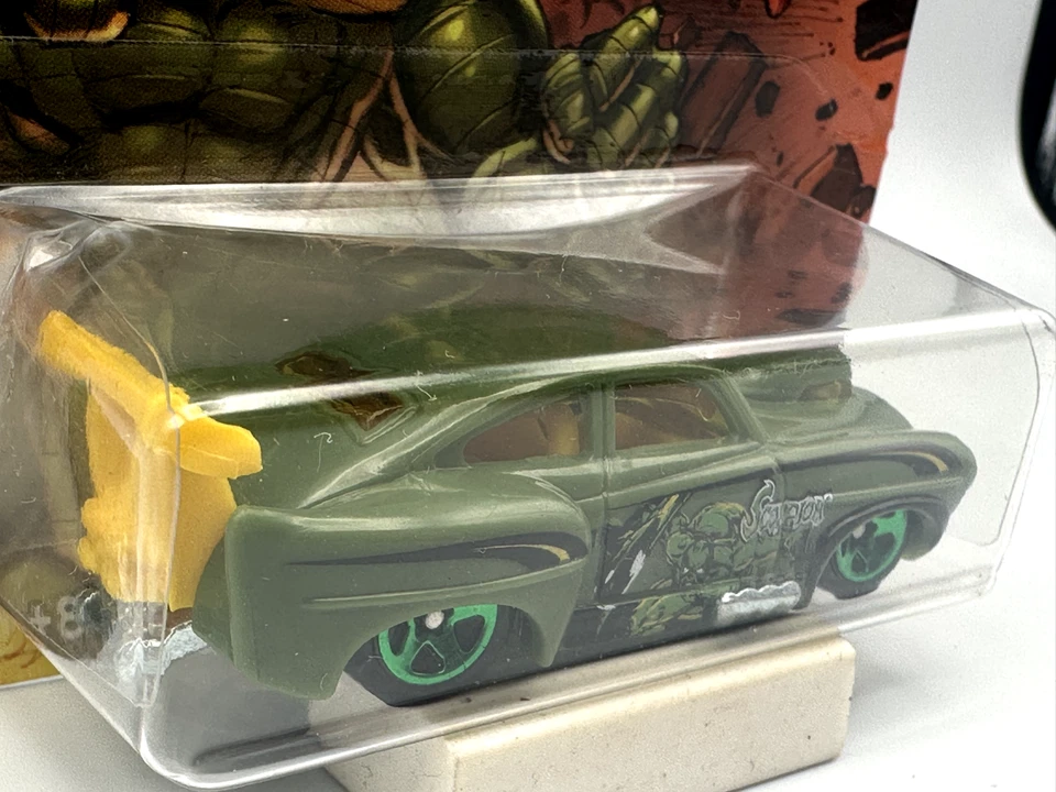 Hot Wheels Spider Man Jaded Scorpion Car, Green, 1:64, NIB - Image 4 of 4