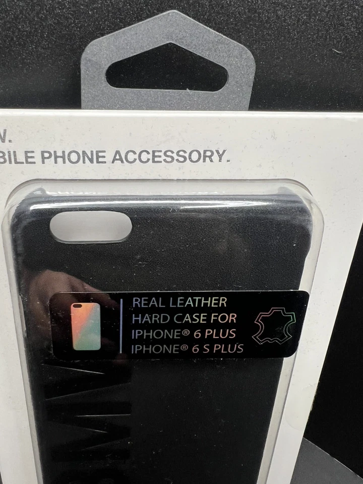 BMW Official iPhone 6+ 6S+ Debossed Logo Signature Collection Black Leather Case - Image 2 of 3