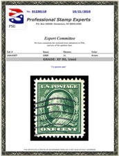 #357 "Bluish Paper" Used PSE Graded 90, PSE Cert. # 01230110