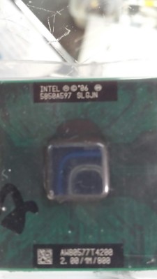 used Intel Dual Core T4200 2.0GHz Laptop CPU SLGJN Intel Dual Core T4200 2.0GHz 