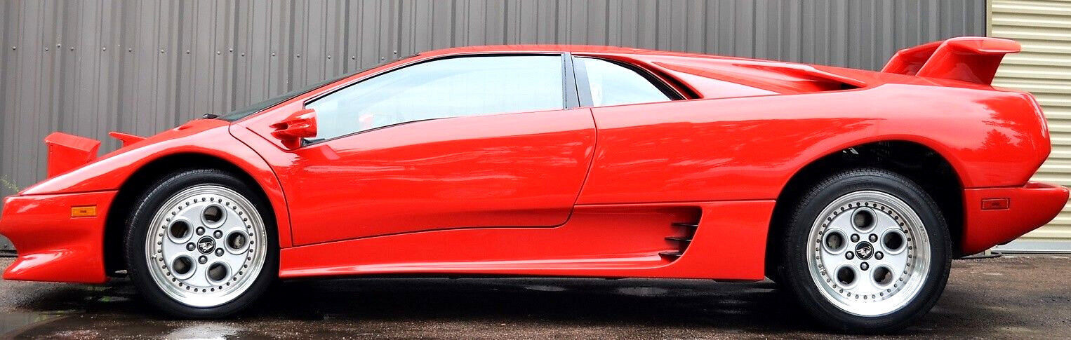 Lamborghini Diablo (AGP) coupe Door Glass Pair (Both Left &  right)