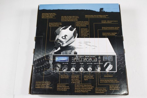 Cobra 29LTD Chrome 40 Channel CB Radio Blue Display Trucker with Box - Picture 9 of 10