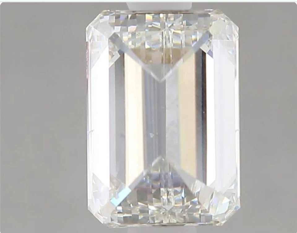lab grown cvd diamond Emerald Cut G color SI1 clarity 1.00 ct. - Image 2 of 4