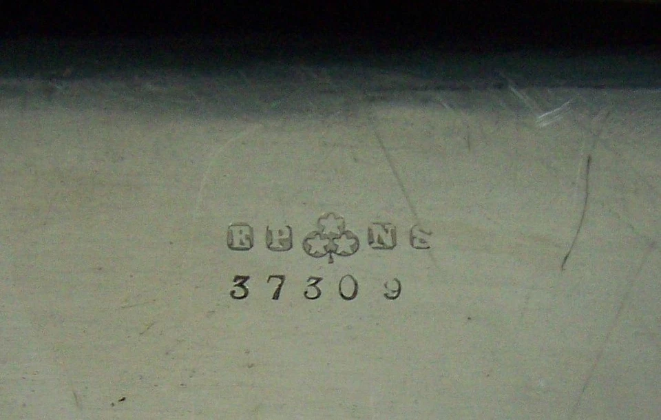 BARKER ELLIS SHEFFIELD GEORGIAN REGENCY 风格银色托盘 ASPARAGUS 服务套装 — 第 3/4 张图片