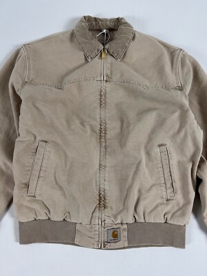 CARHARTT WIP OG SANTA FE JACKET DUSTY HAMILTON BROWN L NWT | eBay