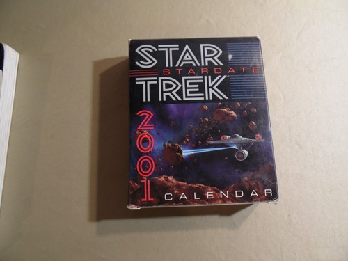 Calendario Star Trek Stardate 2001 / inutilizzato / spedizione nazionale gratuita - Foto 1 di 2