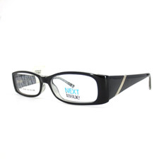Next Issue AN173 Col. 90 Black Crystal Rectangular Eyeglasses 52[]16 135 mm