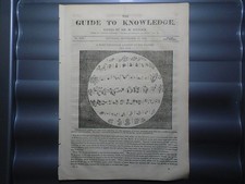 1832 The Sun Telescopic View Pinnock's Guide to Knowledge Pamphlet