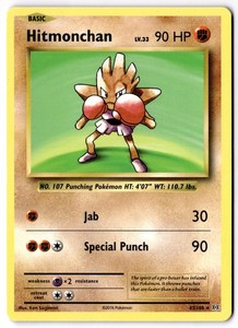 Hitmonchan 62/108 XY Evolutions Deck Exclusives Rare