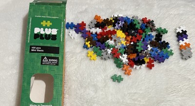 Plus Plus 100 Mini Basic STEM Toy Interactive Building System Made In Denmark