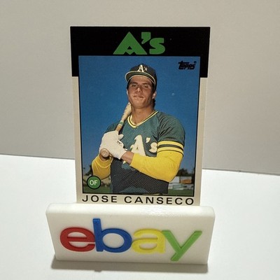 1986 Topps Traded Card Jose Conseco Rookie Card