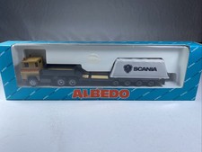T230 ALBEDO 1:87 HO LKW SCANIA 111   111125Tieflader Schwerlast Nooteboom H0