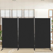Room Divider Partition Wall Folding Privacy Screen Indoor Outdoor Free Standing