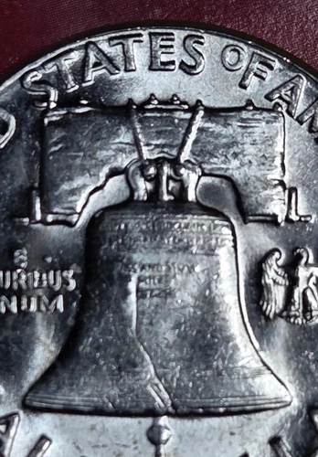 5 PC LOT of 1963 FRANKLIN  HALVES (five coins) 90% SILVER  UNCIRCULATED COINS