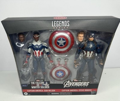 Marvel Legends Avengers EndGame Captain America & Sam Wilson 2 Pack Figures