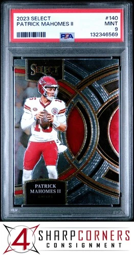 2023 PANINI SELECT #140 PATRICK MAHOMES II PSA 9