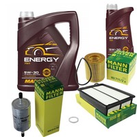 Mann Inspektionspaket 6L Mannol Energy 5W-30 FüR Mazda 3 2.3 MPS Turbo