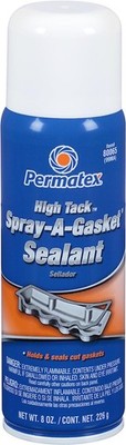 Gasket Sealant / Adhesive, High Tack, 8 oz Aerosol Can, 1 count