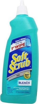 Soft Scrub with Bleach Cleaner Gel 28.6 Fluid Ounces (pack 2)