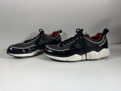 Mens Size 9 Nike Air Zoom Spiridon '16 Black/Black University Red 926955 006