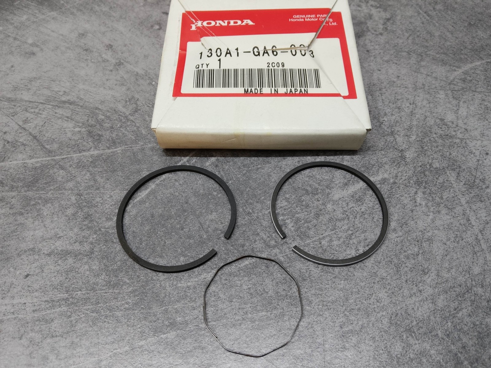 Segments piston 130A1-GA6-003 haute résistance mécanique pour Honda QR50 et NU50