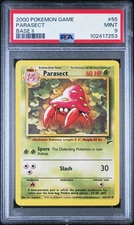 2000 Pokemon Base 2 # 55 Parasect PSA 9 Card MINT! Trusted Seller! NEW CERT!