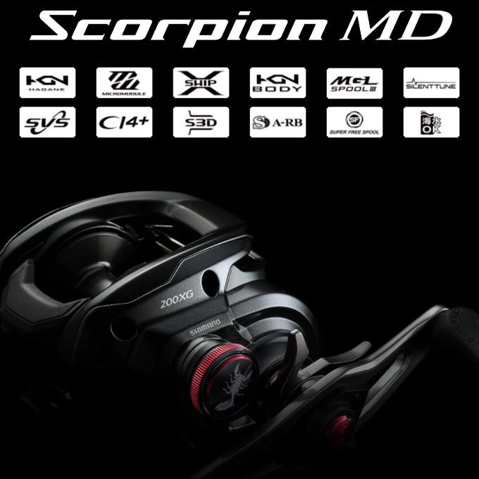 Shimano 24 Scorpion MD 301XGLH Left Baitcasting Reel XG 2024 JDM