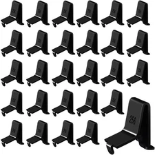 Shelf Clips, Hosrnovo 28PCS Adjustable Brackets for 255 Small, Black 