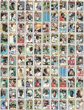 (100) 1979 Topps Vintage Lot VG-EX NFL Football Cards Lot Partial Set Collection