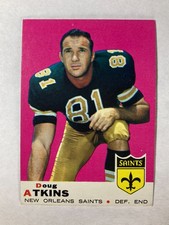 1969 Topps Doug Atkins New Orleans Saints #105