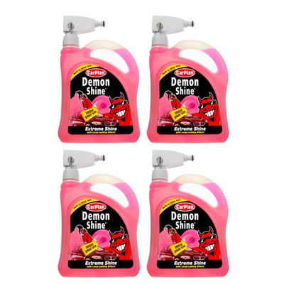 #ad Carplan Demon Shine Spray On Shine Car Wax Polish Spray amp; Wipe 2L Gun x4 GBP 46.99