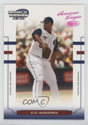2004 Donruss World Series Purple Holofoil 100 38/100 CC Sabathia #WS-57 HOF 2t9