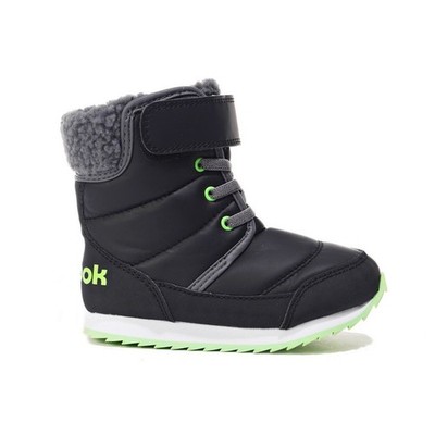 Shoes Universal Infants Reebok Snow Prime BS7782 Black-Green-Grey