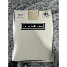 Liz Claiborne Silky Sheer Pantyhose Control Top Hosiery Cream Long size long