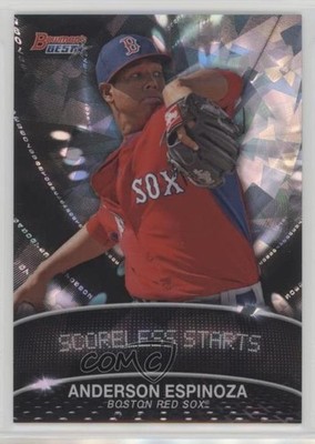 2016 Bowman's Best Stat Lines Atomic Refractor Anderson Espinoza #SL-AE 2f9