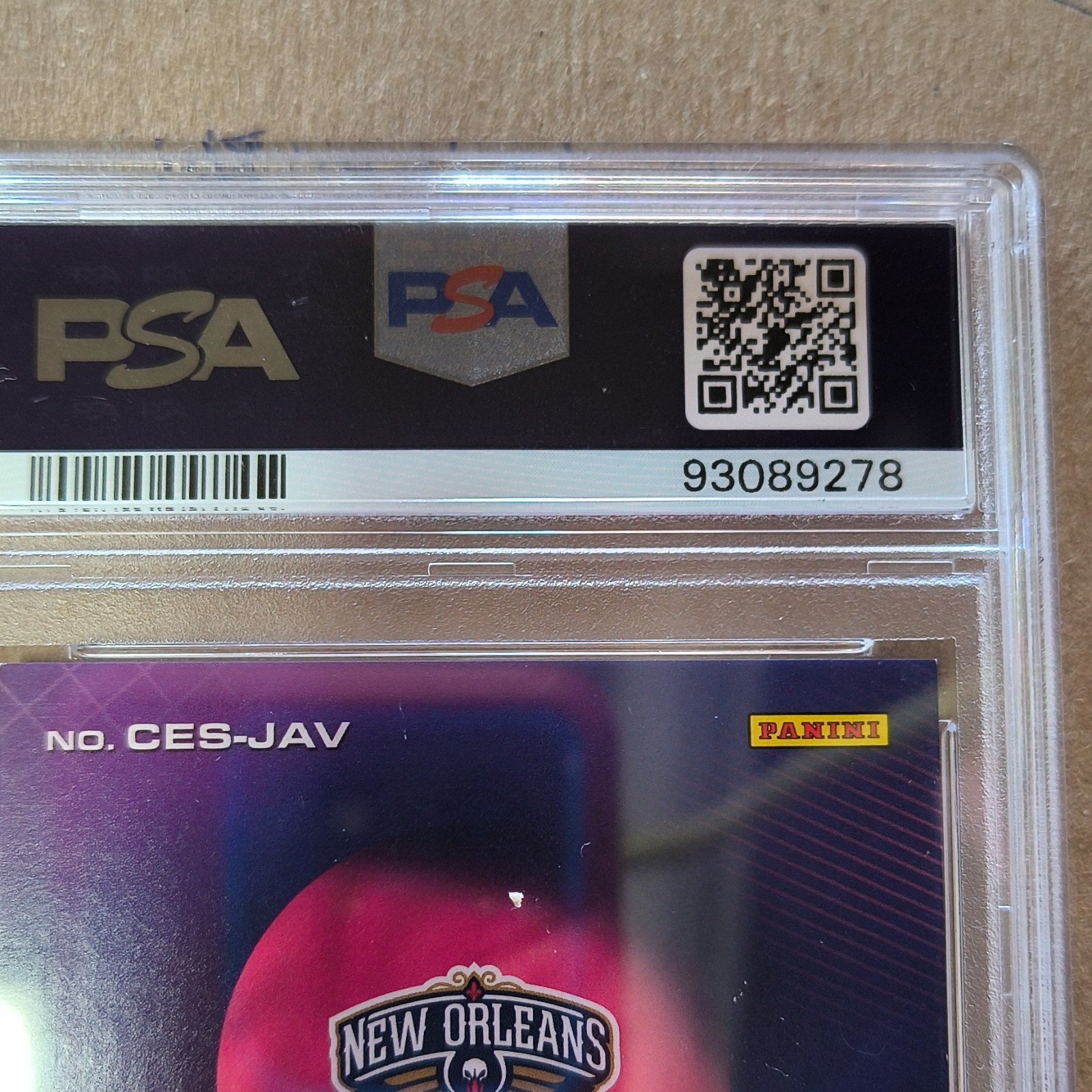 Panini Recon Jose Alvarado Called to Excellence Sig Red /99 PSA 9 Pelicans view 4