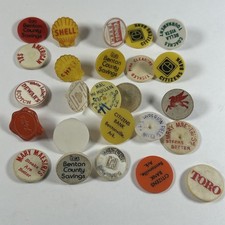 25 Vintage Plastikowe markery do piłki golfowej - gaz skorupa, gaz mobilny, farma państwowa, coors +++