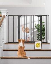 29.7-48" Baby Gate for Stairs, Mom's Choice Awards Winner Auto Close Safety