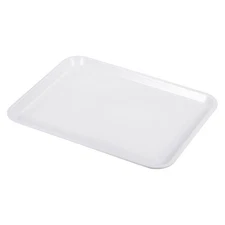 15.1x11.4" Fast Food Tray, Plastic Serving Tray Reusable Rectangle Tray