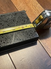 Quartz Granite Worktop - Black Mirror 102 cm X 2 cm X 10 cm Off Cut Stone Slab