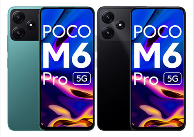Xiaomi POCO M6 PRO 5G Power Black - 6GB RAM - 128GB ROM - Unlocked - NEW SEALED