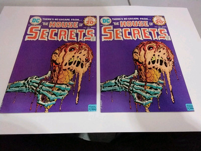 ( LOT OF 2 ) House of Secrets #123  DC Comics 1974 Skeleton Ice Cream Horror 