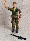 Very nice GI Joe ARAH 1985 Footloose Action Figure Vtg Original with Grunt Rifle