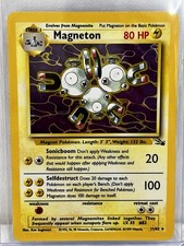 Magneton 11/62 Fossil Holo Card Unlimited Rare Pokemon TCG