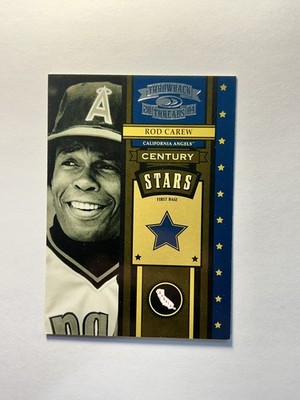 2004 Donruss Throwback Threads - Century Stars Rod Carew #CS-49 /1500