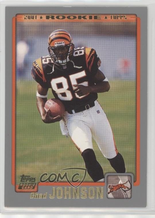 2001 Topps Chad Johnson #340 0f5t