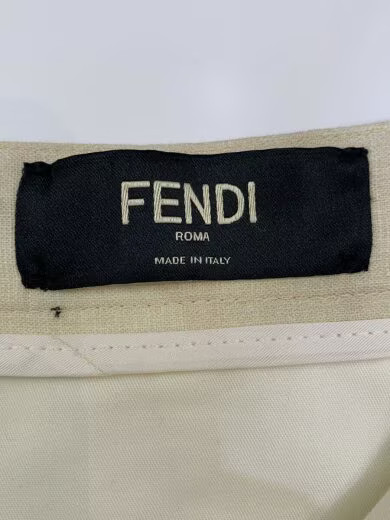 FENDI Jeans/ Size 46/ Cotton/ CRM/ All-Over Print/ 12CPF-20-3181 thumbnail 4