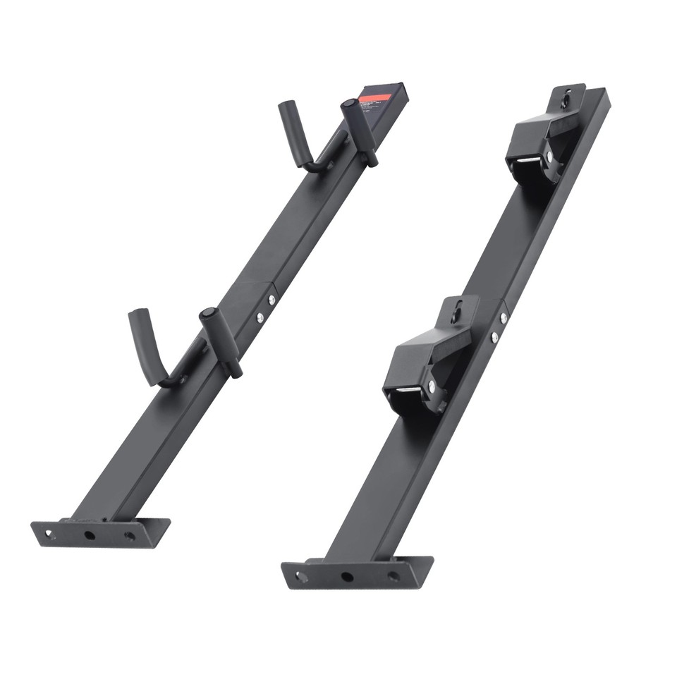 2-Place Trimmer & Weeder Rack Holder For Landscape Trailer - Lockable, Powder Coated